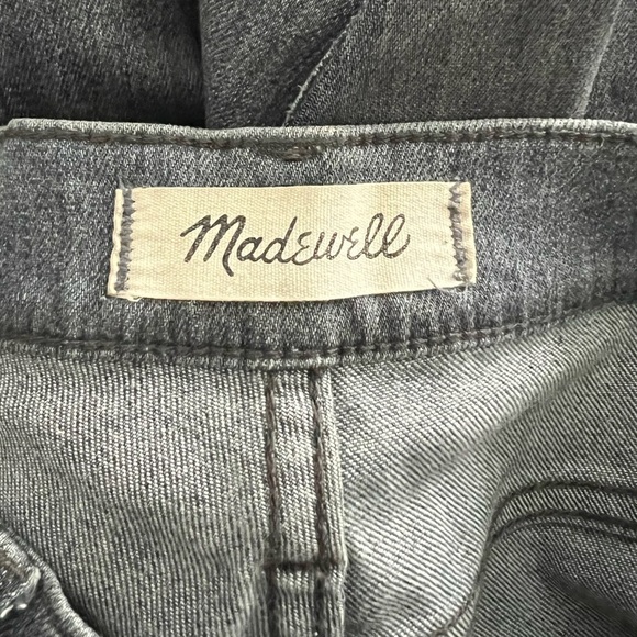 Madewell 9" High Riser Skinny Skinny Gray Jeans - Picture 7 of 9